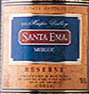 SANTA EMA MERLOT RESERVE 2002